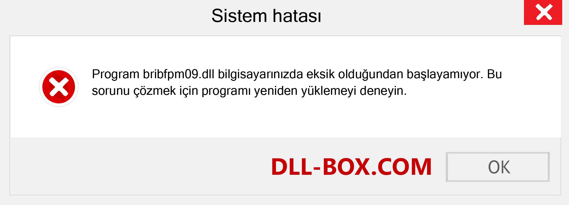 bribfpm09.dll dosyası eksik mi? Windows 7, 8, 10 için İndirin - Windows'ta bribfpm09 dll Eksik Hatasını Düzeltin, fotoğraflar, resimler